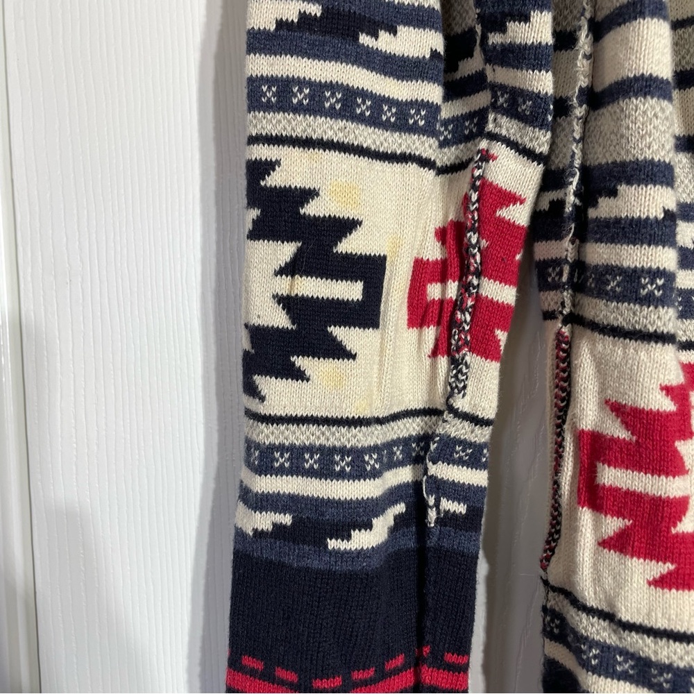 American Eagle Medium Hoodie Aztec Southwest Boho - Picture 6 of 9